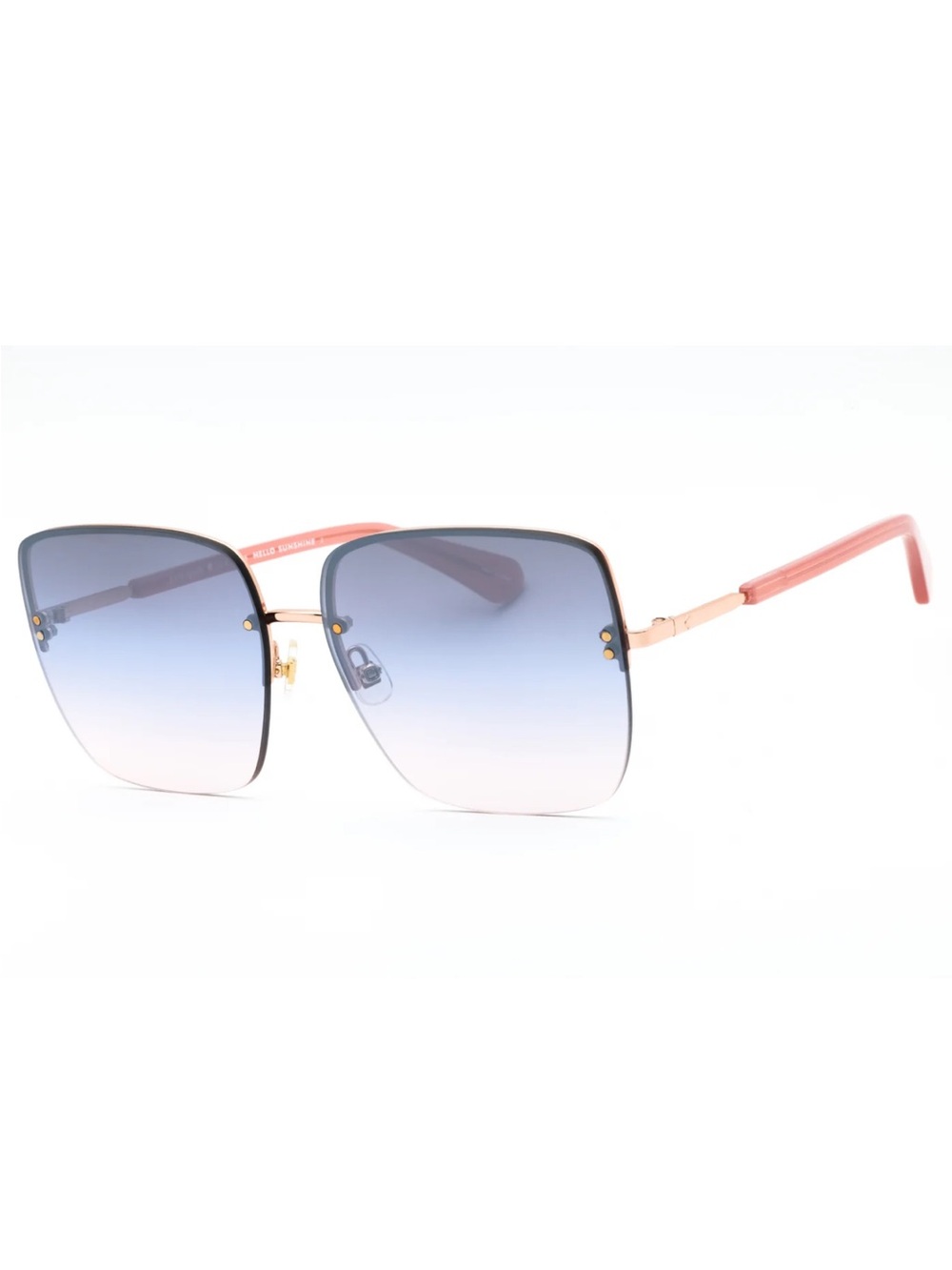 KATE SPADE - Square Gradient Lens Sunglasses in Pink and Blue